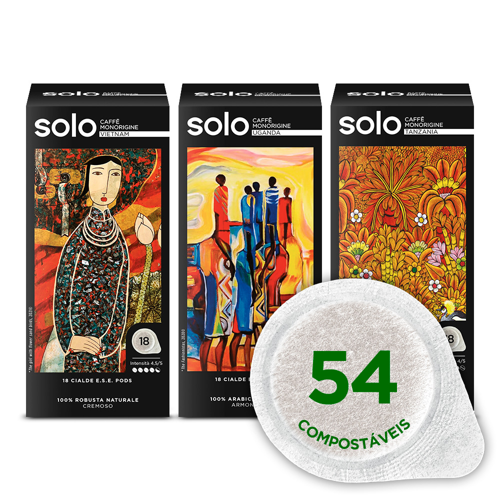  SOLO Kit degustação 54 cápsulas E.S.E